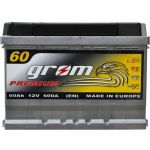 Акумулятор для автомобіля Grom Premium 6СТ-60R+
